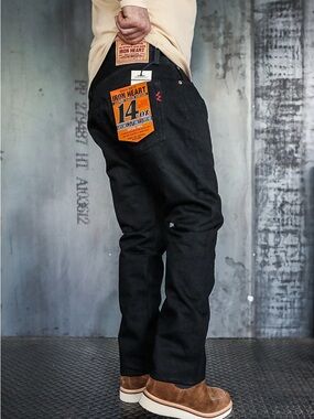 Men's Black 14oz Selvedge Jeans